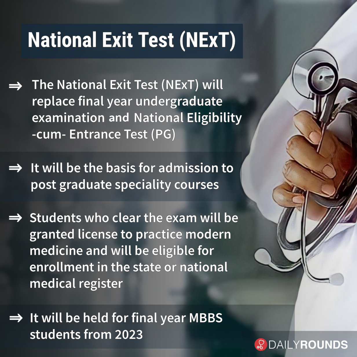 NMC All Set To Conduct National Exit Test (NExT) From 2023 Here's What